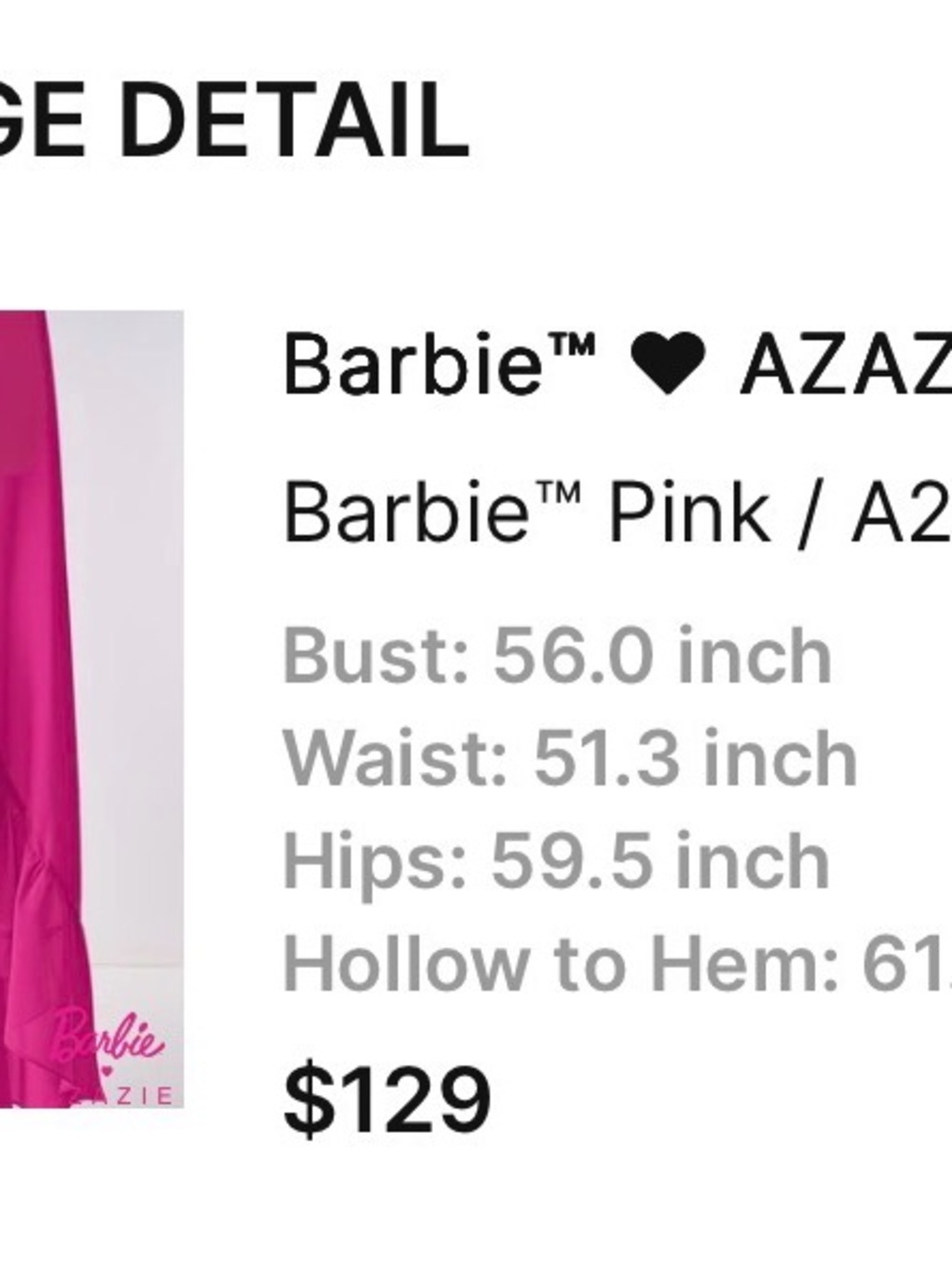 Azazie One-Shoulder Fuchsia Gown with Ruffle Sleeve - Picture 6 of 6